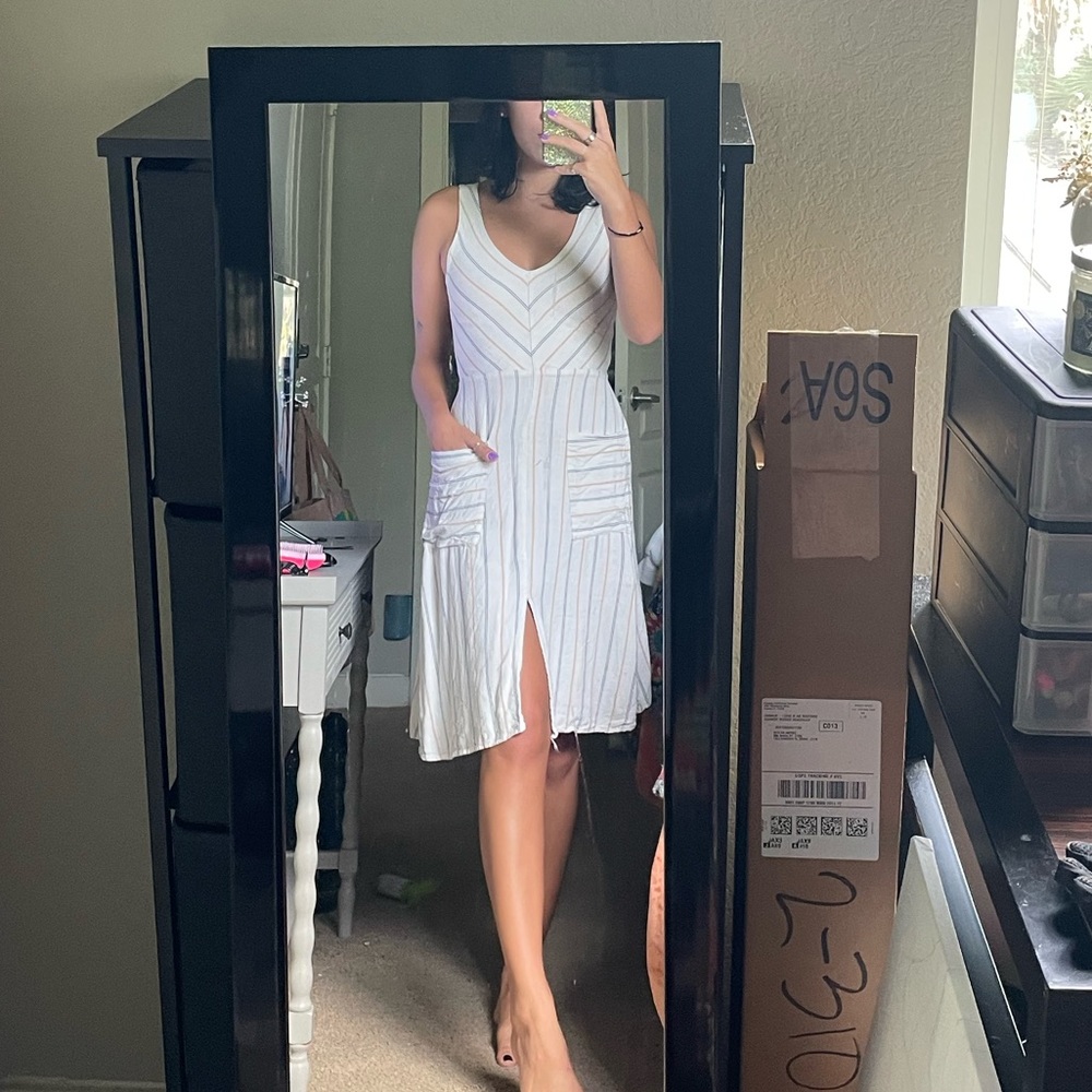 Striped Sundress w/ Pockets